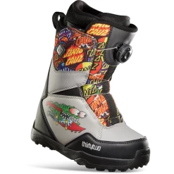 THIRTYTWO LASHED BOA SANTA CRUZ SCARPONI GREY/BLACK BAMBINO