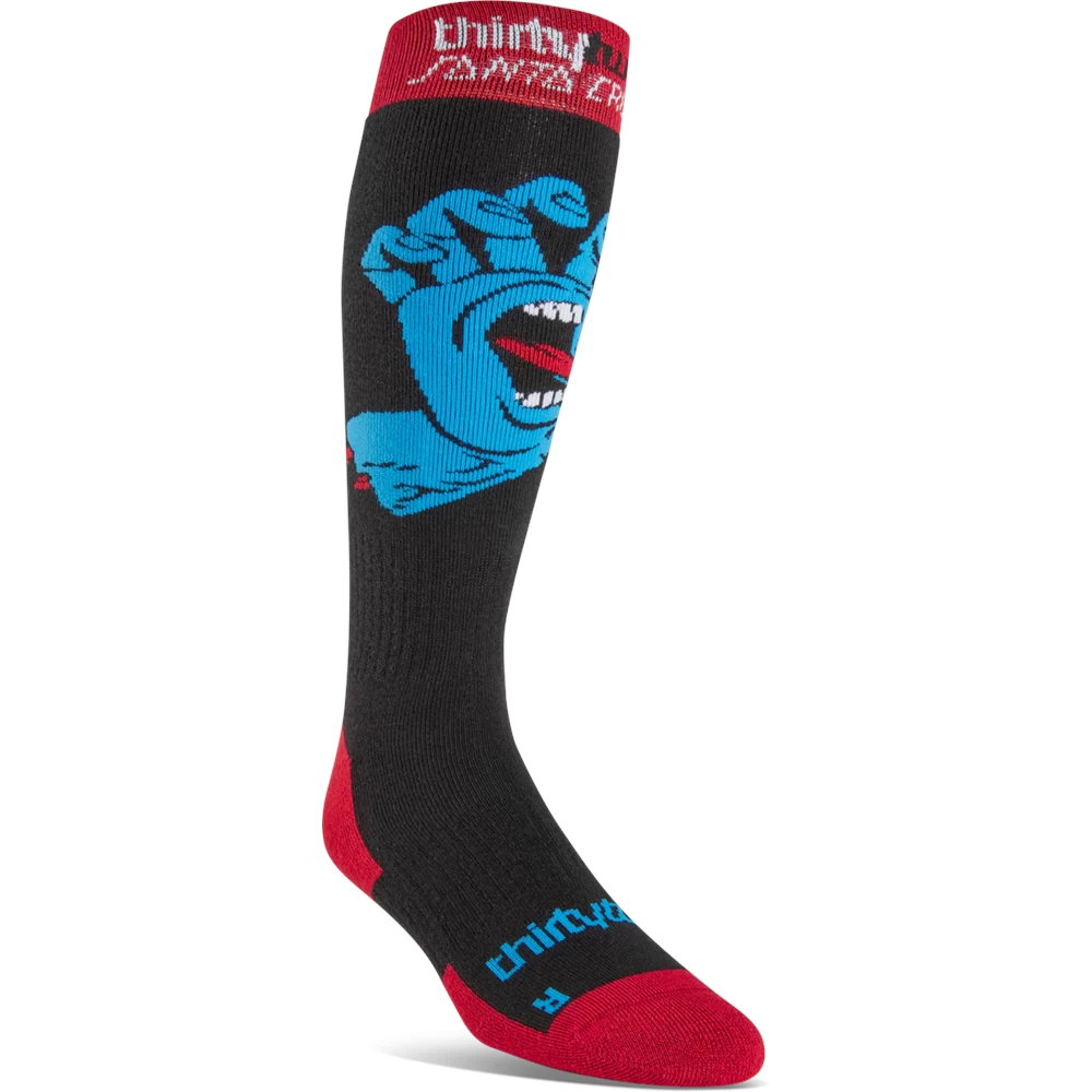 THIRTYTWO SANTA CRUZ BLACK CALZINI SNOWBOARD 3 THIRTYTWO SANTA CRUZ BLACK CALZINI SNOWBOARD