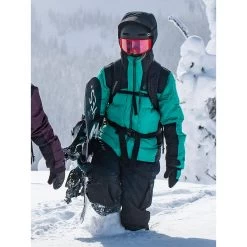VOLCOM PUFFLEUP VIBRANT GREEN GIACCA SNOWBOARD DONNA -Negozio Di Pattini volcom puffleup vibrant green giacca snowboard donna 1200x1200